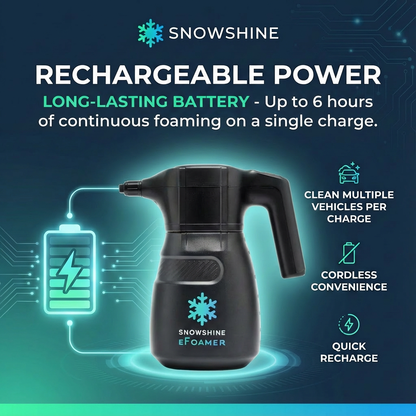 Snowshine EFoamer with rechargeable power 